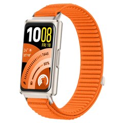 Nylon ribbelbandje - Oranje - Huawei Band 11 / 11 pro