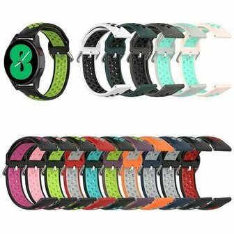 Siliconen sportbandje met gesp - Donkerblauw + Grijs - Xiaomi Redmi Watch 5 Active / Redmi Watch 5 Lite