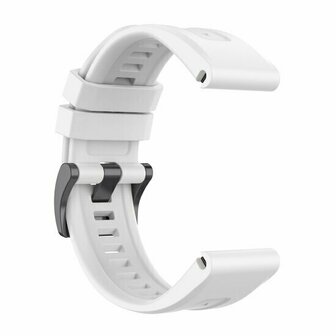 Siliconen sportbandje - Wit - Garmin Quatix 8 - 47mm