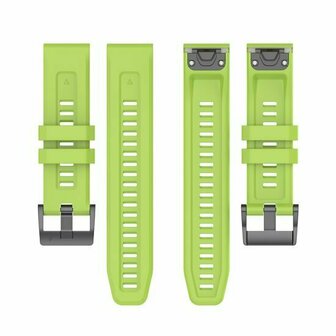Siliconen sportbandje - Groen - Garmin Quatix 8 - 47mm