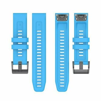 Siliconen sportbandje - Blauw - Garmin Quatix 8 - 47mm