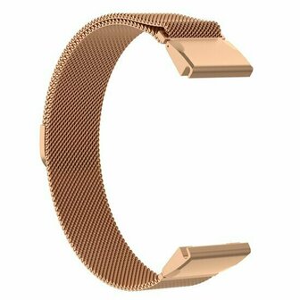 Milanese bandje - Ros&eacute; goud - Garmin Quatix 8 - 47mm
