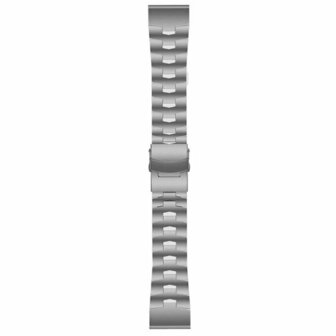 Titanium schakelband - Zilver - Garmin Quatix 8 - 51mm