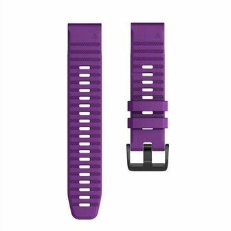 Siliconen bandje - Paars - Garmin Quatix 8 - 51mm
