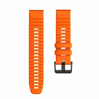 Siliconen bandje - Oranje - Garmin Quatix 8 - 51mm