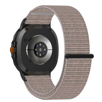 Sportloop nylon bandje - Zandroze - Samsung Galaxy Watch 8 - 40mm / 44mm