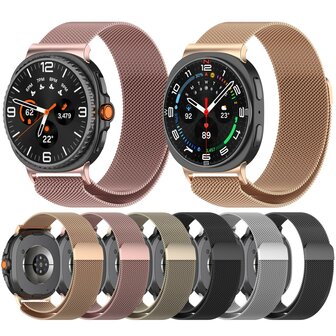 Milanese band - Space Grey - Samsung Galaxy Watch 8 - 40mm / 44mm