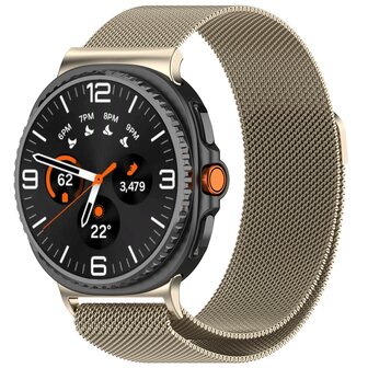 Milanese band - Vintage goud - Samsung Galaxy Watch 8 - 40mm / 44mm