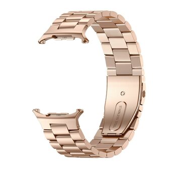 Stalen schakelband - Ros&eacute; goud - Samsung Galaxy Watch 8 - 40mm / 44mm