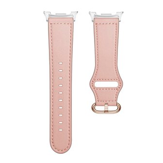 Classic leren band - Roze - Samsung Galaxy Watch 8 - 40mm / 44mm