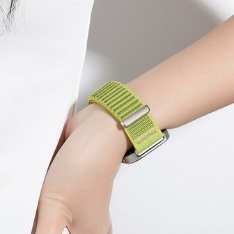 Nylon ribbelbandje - Oranje - Samsung Galaxy Watch 8 - 40mm / 44mm