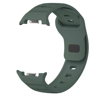 Wave met motief siliconen band - Donkergroen - Samsung Galaxy Watch 8 - 40mm / 44mm