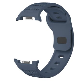 Wave met motief siliconen band - Donkerblauw - Samsung Galaxy Watch 8 - 40mm / 44mm