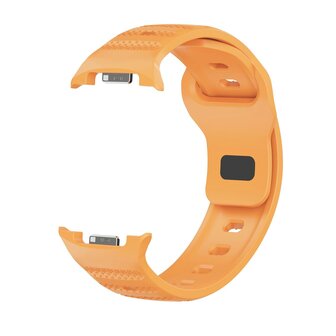 Wave met motief siliconen band - Oranje - Samsung Galaxy Watch 8 - 40mm / 44mm
