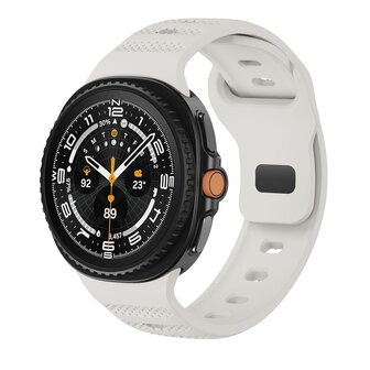 Wave met motief siliconen band - Starlight - Samsung Galaxy Watch 8 - 40mm / 44mm