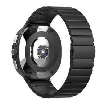 Titanium Luxe band - Zwart - Samsung Galaxy Watch 8 - 40mm / 44mm