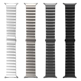 Titanium Luxe band - Zwart - Samsung Galaxy Watch 8 - 40mm / 44mm