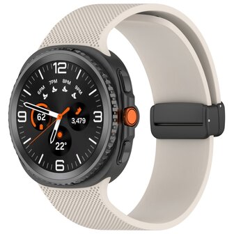 D-buckle sportband - Starlight - Samsung Galaxy Watch 8 - 40mm / 44mm