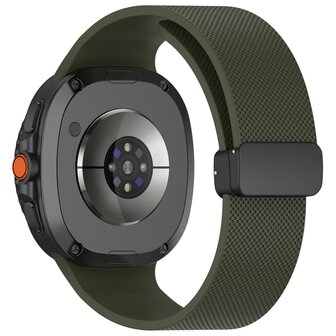 D-buckle sportband - Leger groen - Samsung Galaxy Watch 8 - 40mm / 44mm