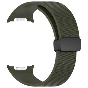 D-buckle sportband - Leger groen - Samsung Galaxy Watch 8 - 40mm / 44mm