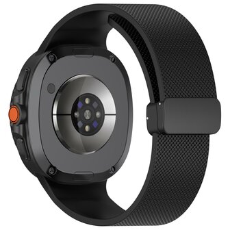 D-buckle sportband - Zwart - Samsung Galaxy Watch 8 - 40mm / 44mm