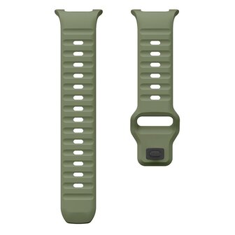 Wave siliconen band - Donkergroen - Samsung Galaxy Watch 8 - 40mm / 44mm