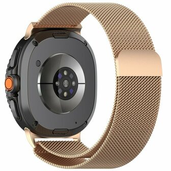 Milanese band - Champagne goud - Samsung Galaxy Watch 8 Classic - 46mm