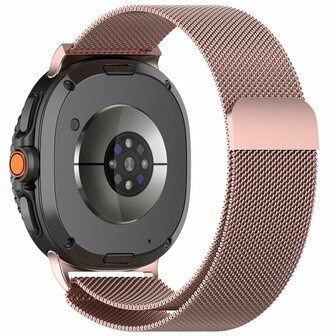 Milanese band - Ros&eacute; goud - Samsung Galaxy Watch 8 Classic - 46mm