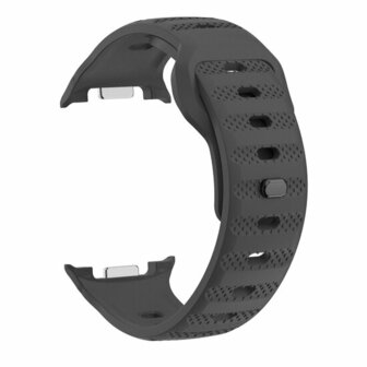 Wave met motief siliconen band - Zwart - Samsung Galaxy Watch 8 Classic - 46mm