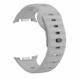 Wave met motief siliconen band - Grijs - Samsung Galaxy Watch 8 Classic - 46mm