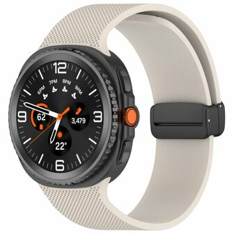 D-buckle sportband - Starlight - Samsung Galaxy Watch 8 Classic - 46mm