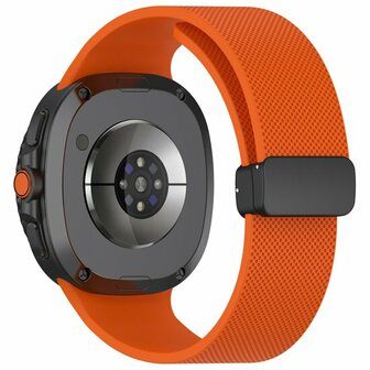 D-buckle sportband - Oranje - Samsung Galaxy Watch 8 Classic - 46mm