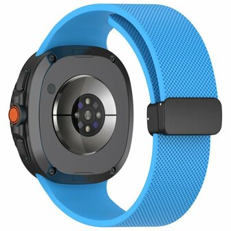 D-buckle sportband - Blauw - Samsung Galaxy Watch 8 Classic - 46mm