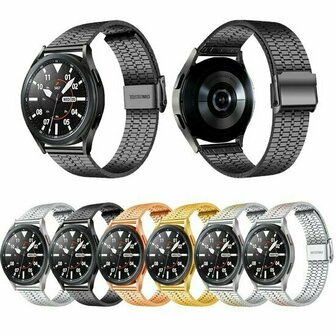 Stalen bandje - Champagne goud - Huawei Watch GT 6 / GT 6 pro - 46mm