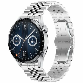 Stalen band - Zilver - Huawei Watch GT 6 / GT 6 pro - 46mm