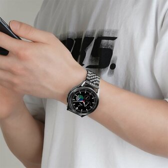 Stalen band - Zilver - Huawei Watch GT 6 / GT 6 pro - 46mm