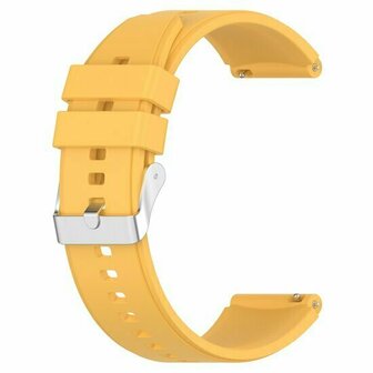 Siliconen sportband - Geel - Huawei Watch GT 6 / GT 6 pro - 46mm