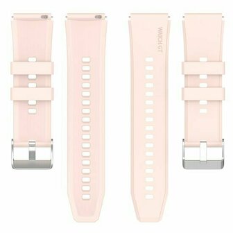 Siliconen sportband - Lichtroze - Huawei Watch GT 6 / GT 6 pro - 46mm