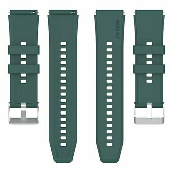 Siliconen sportband - Donkergroen - Huawei Watch GT 6 / GT 6 pro - 46mm