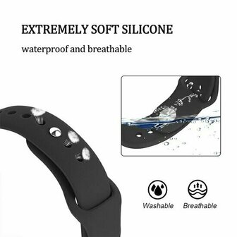 Rubberen sportband - Roomwit - Huawei Watch GT 6 / GT 6 pro - 46mm