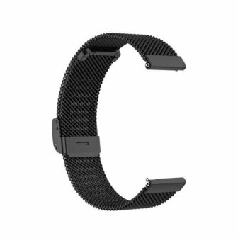 Milanese bandje met klemsluiting - Zwart - Huawei Watch GT 6 / GT 6 pro - 46mm