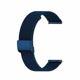 Milanese bandje met klemsluiting - Donkerblauw - Huawei Watch GT 6 / GT 6 pro - 46mm