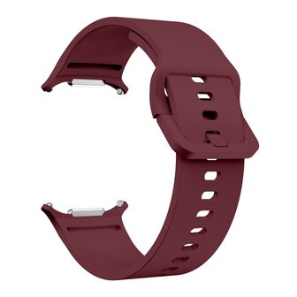 Solid color siliconen band - Bordeaux - Samsung Galaxy Watch Ultra - 47mm