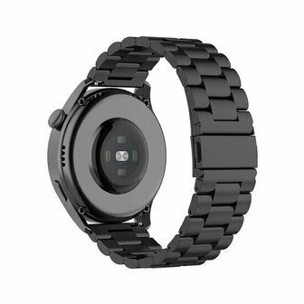 Stalen schakelband - Zwart - Huawei Watch GT 6 / GT 6 pro - 46mm