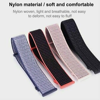 Sport Loop nylon bandje - Zand roze - Huawei Watch GT 6 / GT 6 pro - 46mm
