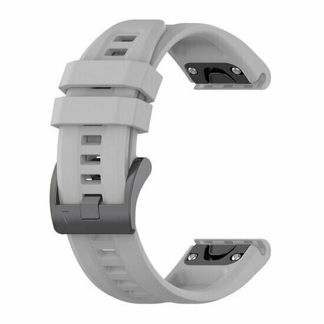 Siliconen sportbandje - Grijs - Garmin Quatix 8 - 47mm