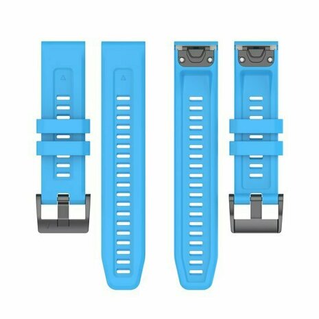Siliconen sportbandje - Blauw - Garmin Quatix 8 - 47mm