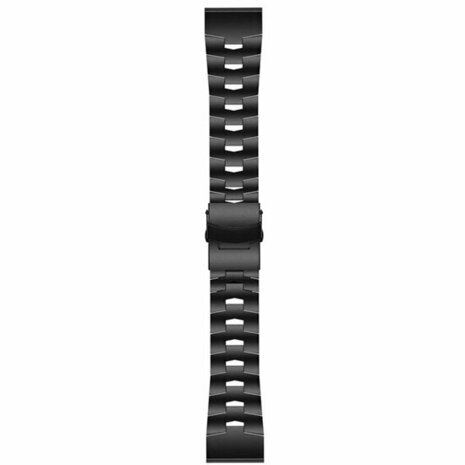 Titanium schakelband - Zwart - Garmin Quatix 8 - 51mm