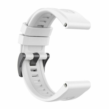 Siliconen sportbandje - Wit - Garmin Quatix 8 - 51mm