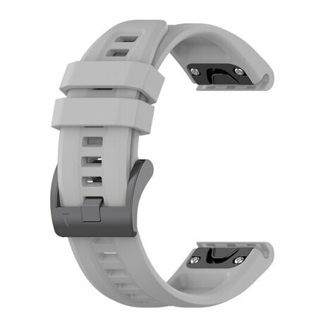 Siliconen sportbandje - Grijs - Garmin Quatix 8 - 51mm